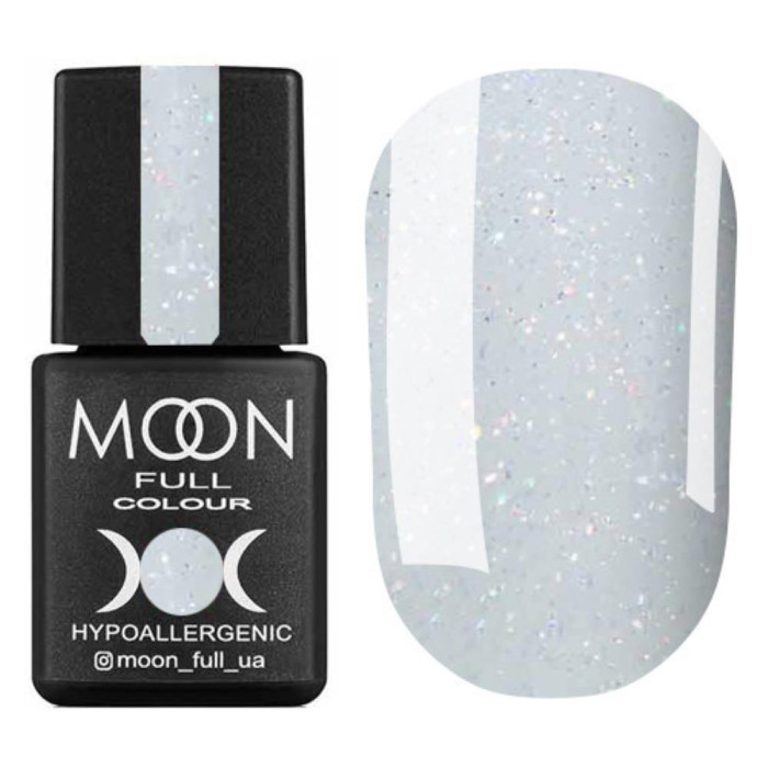 Гель-лак Moon Full Opal №507, напівпрозорий із золотистим шиммером, 8 мл