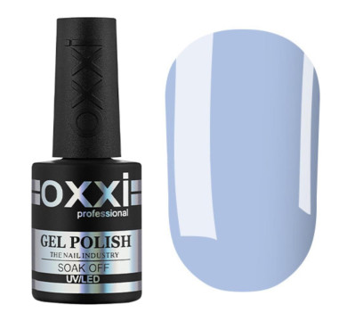 Гель-лак Oxxi Professional №362, м'який блакитний, 10 мл