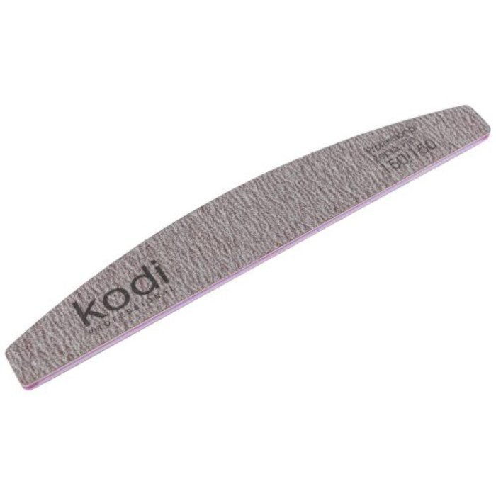 Пилка для ногтей Kodi Professional № 069 (коричневая) 150/150, полумесяц