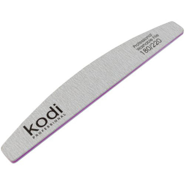 Пилка для нігтів Kodi Professional № 095 Washable (сіра) 180/220