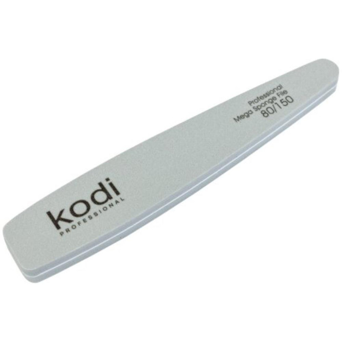 Пилка-баф для нігтів Kodi Professional № 166 (сіра) 80/150, конусна