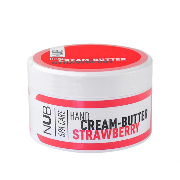 Крем-батер поживний для рук NUB Nourishing Hand Cream Butter Strawberry полуниця, 200 мл