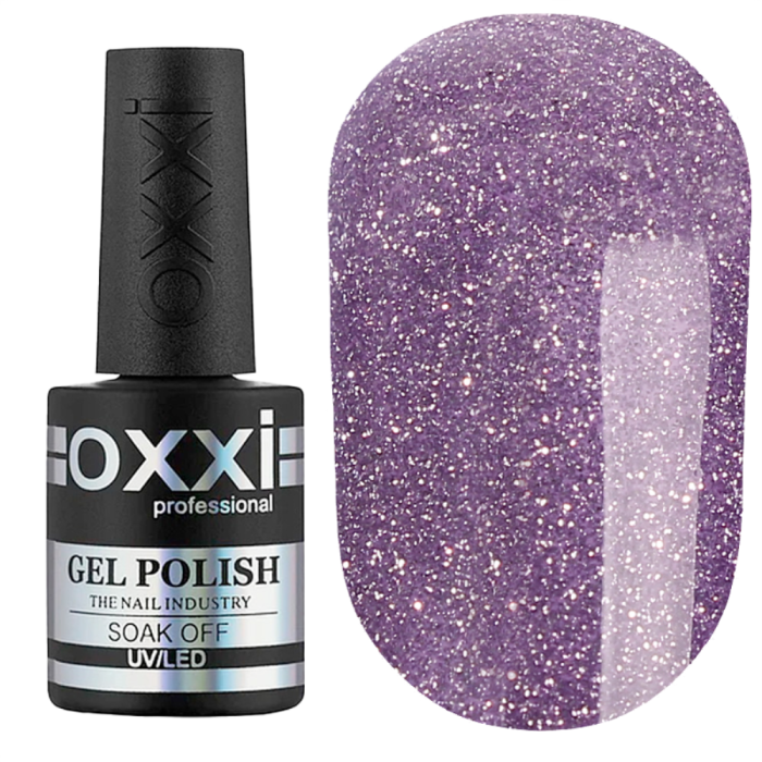 Гель-лак світловідбивний Oxxi Professional Disco BOOM №008, фіалковий, 10 мл