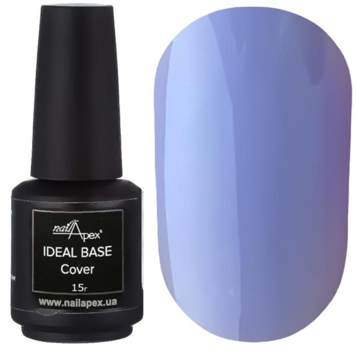 База камуфлирующая Nailapex Ideal Base Cover №07, сиренево-голубая, 15 г
