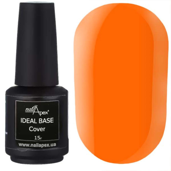 База неонова Nailapex Ideal Base Cover №13, яскравий апельсин, 15 г