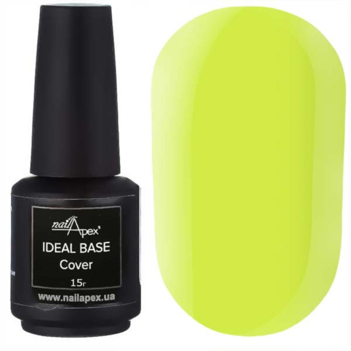База неонова Nailapex Ideal Base Cover №14, лимончик, 15 г