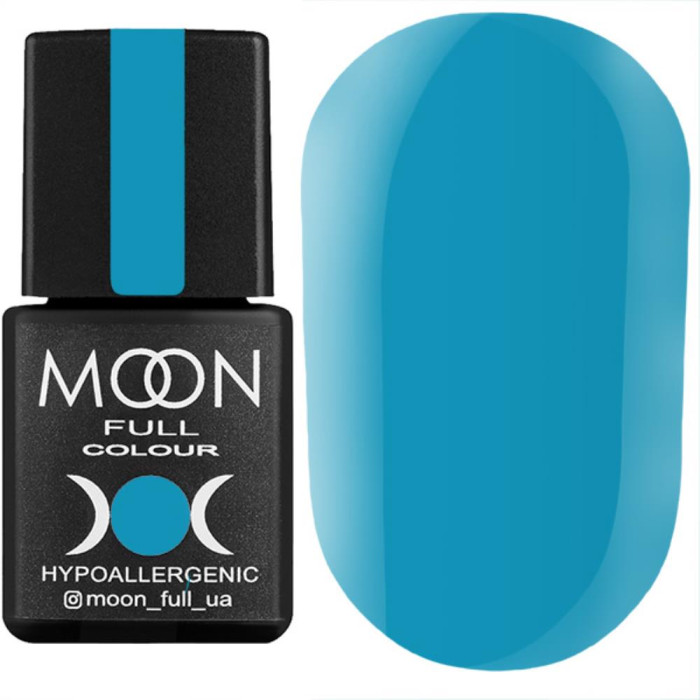 Гель-лак Moon Full Breeze Color №420, бірюзовий, 8 мл