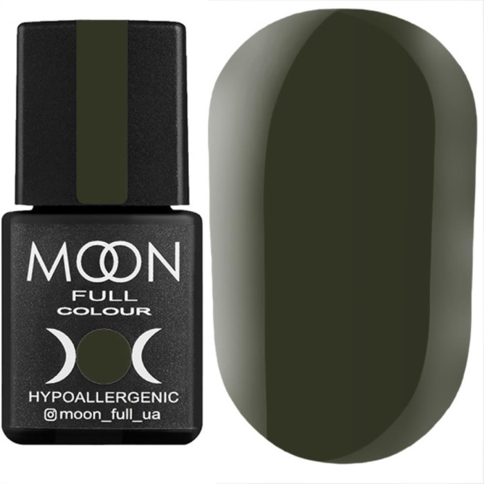 Гель-лак Moon Full Breeze Color №425, темний зелено-коричневий, 8 мл