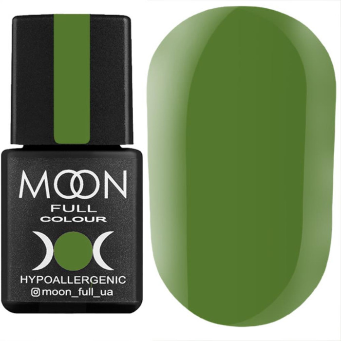 Гель-лак Moon Full Breeze Color №429, оливково-зелений, 8 мл