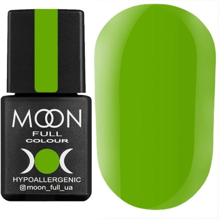 Гель-лак Moon Full Breeze Color №431, насыщенно салатовый, 8 мл
