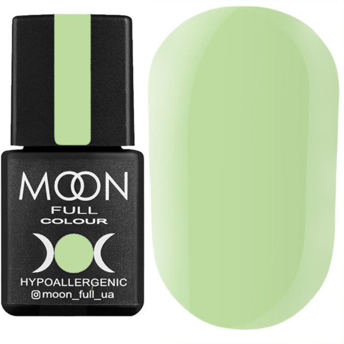 Гель-лак Moon Full Breeze Color №436, светло-салатовый, 8 мл