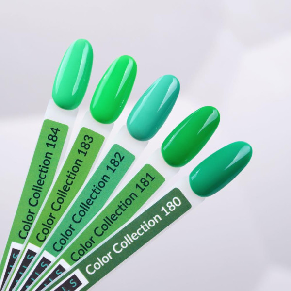 Гель-лак Kira Nails №184 (конфетно-зеленый, эмаль), 6 мл