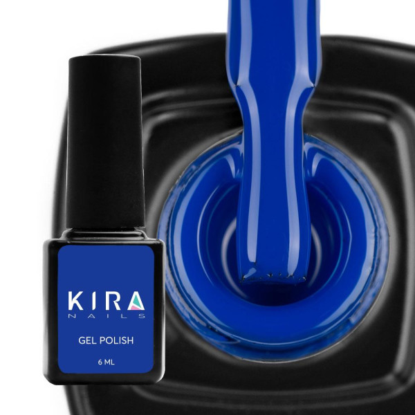 Гель-лак Kira Nails №189 (электрический синий, эмаль), 6 мл