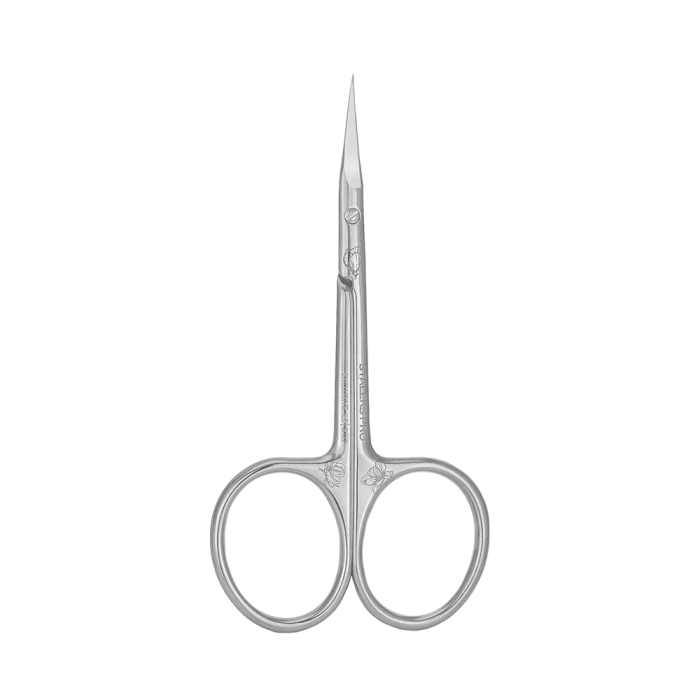 Професійні ножиці з гачком для кутикули Staleks Pro Exclusive 23 Type 2 "Magnolia"