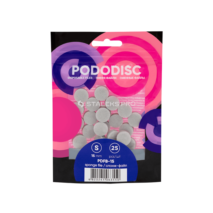 Спонж-файл для педикюрного диска Pododisc Staleks Pro S (25 шт)