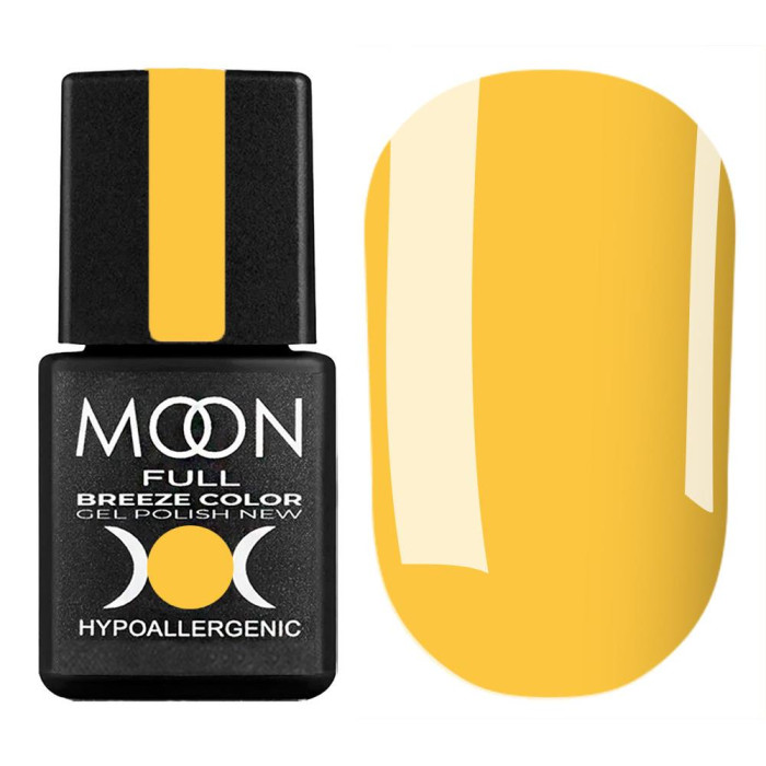 Гель-лак Moon Full Breeze Color №442, янтарний, 8 мл
