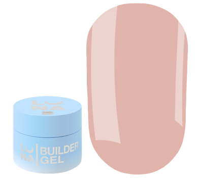 LUNA Gel Premium № 04 - камуфлюючий гель (ніжно-рожевий), 30 мл