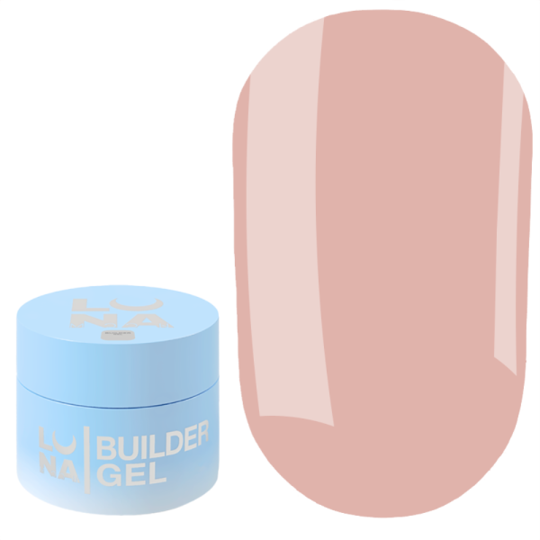 LUNA Gel Premium № 04 - камуфлирующий гель (нежно-розовый), 30 мл