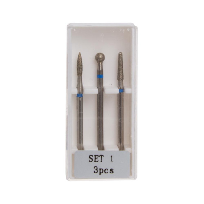 Стартовый набор фрез 3 шт. SET-1BLUE, синие