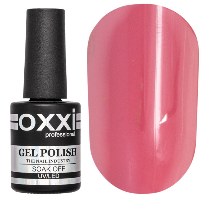 Гель-лак OXXI Professional №372, пастельно-рожевий, 10 мл