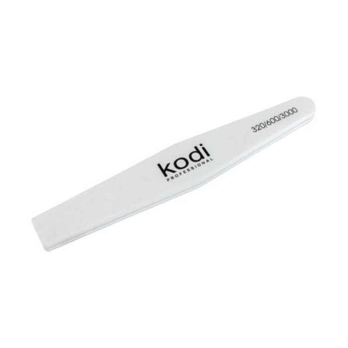 Шлифовщик-полировщик для ногтей Kodi Professional 320/600/3000, белый, ромб