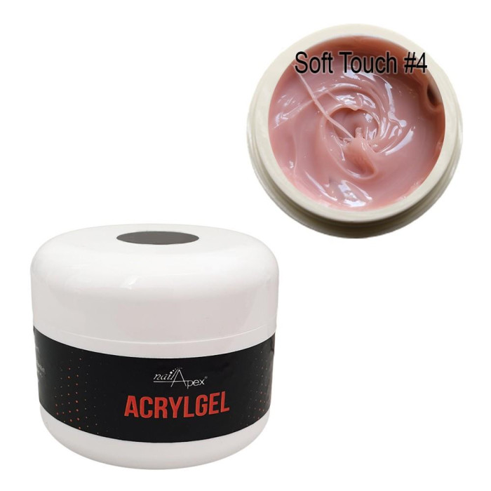 Nailapex AcrylGel Soft Touch №4 - акрігель, бежевий, 30 г
