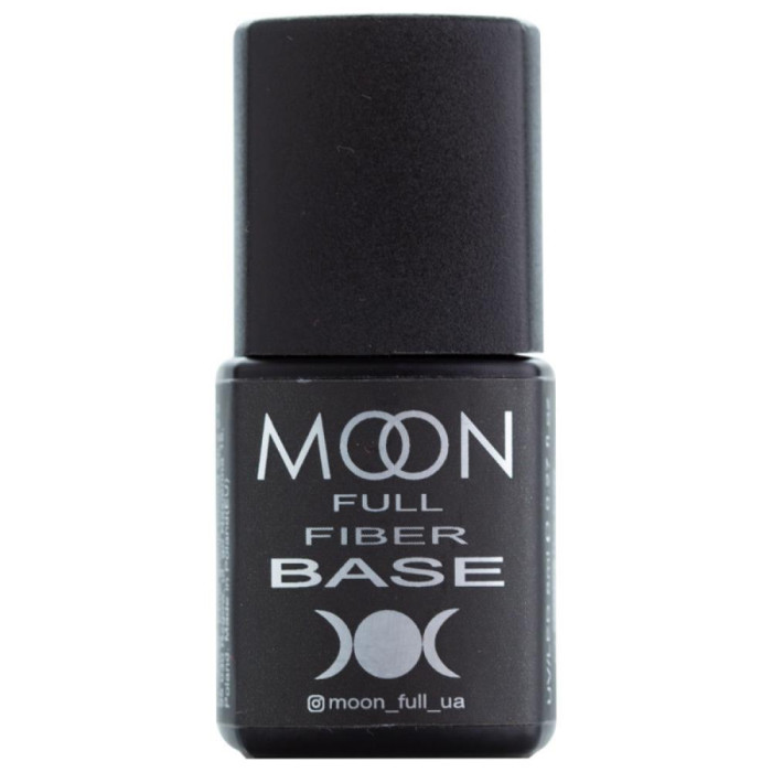 MOON Full Fiber Base - база з волокнами для гель лаку, 8 мл