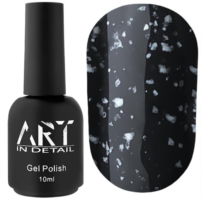 ART No Wipe Top White Flake - топ без липкого шару з білими пластівцями, 10 мл