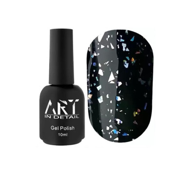 ART Shell Top Holo - закрепитель для гель-лака с голлограмными хлопьями, 10 мл