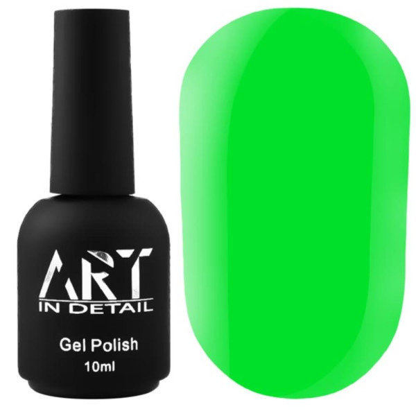 Гель-лак неоновий ART NEON №N006, зелений, 10 мл