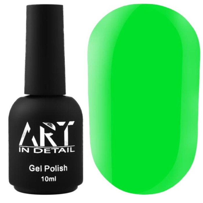 Гель-лак неоновий ART NEON №N006, зелений, 10 мл