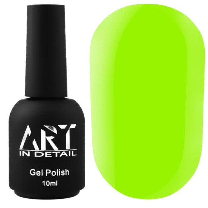 Гель-лак неоновий ART NEON №N007, лаймовий, 10 мл