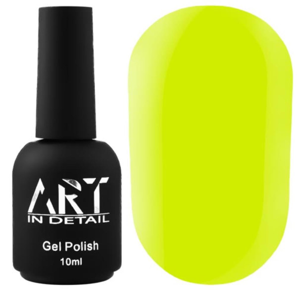 Гель-лак неоновий ART NEON №N008, жовтий, 10 мл