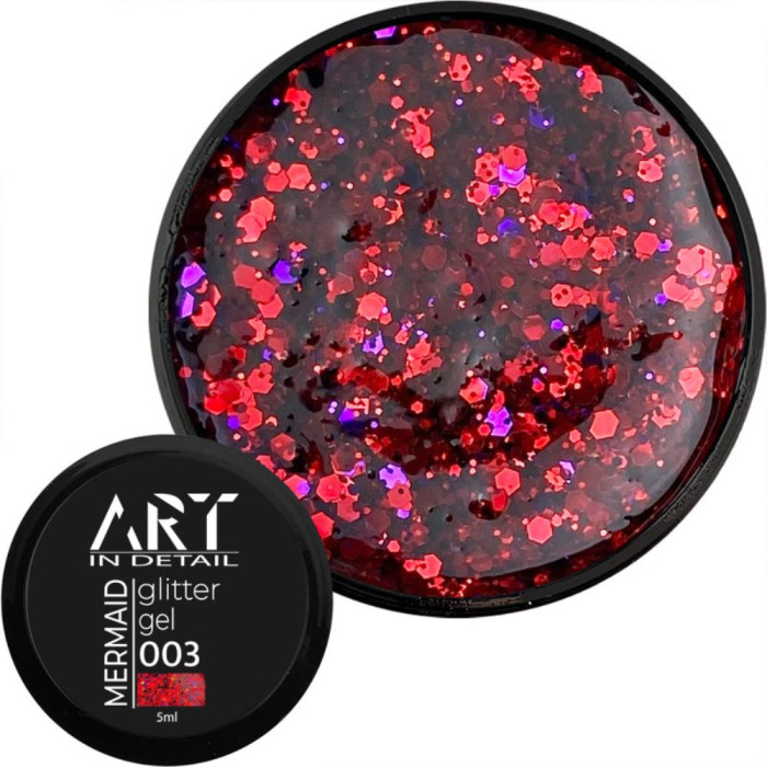 ART Mermaid Glitter Gel №003 - гель з блискітками, 5 мл