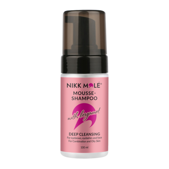 Мусс-шампунь очищающий Nikk Mole Mousse-Shampoo With Bergamot, с бергамотом, 100 мл