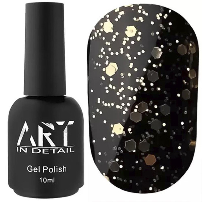 ART Hive Top Gold - золотий топ із шестигранниками без липкого шару, 10 мл