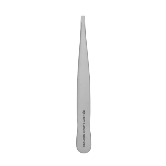 Пинцет для бровей Staleks Beauty & Care 10 Type 2 (узкие прямые кромки)