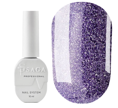 Гель-лак світловідбивний SAGA Professional Fiery Gel №09, фіолетовий, 10 мл