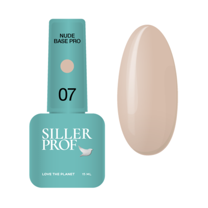 База камуфлирующая Siller Base Nude Pro №07, темно-бежевый, 8 мл