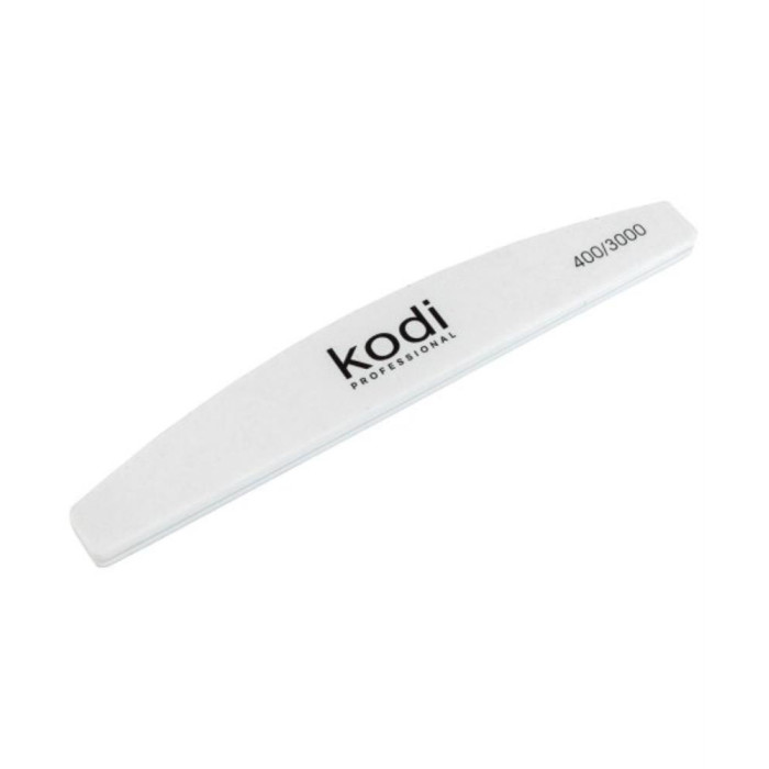 Шлифовщик-полировщик для ногтей Kodi Professional 400/3000, белый, полумесяц