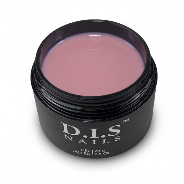 DIS Nails Hard Old Rose - камуфлирующий твердый гель, темно-розовый, 28 г