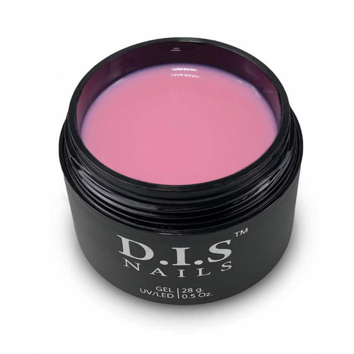DIS Nails Hard Dark Pink - камуфлирующий твердый гель, темно-розовый, 28 г