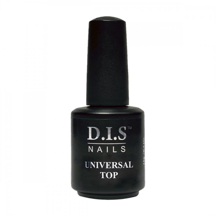 DIS Nails Universal Top - топ без липкого слоя, без УФ, 15 мл