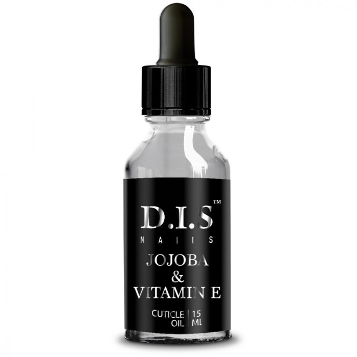 DIS Nails Oil, Jojoba & Vitamine - олія для кутикули, жожоба з вітаміном, 15 мл