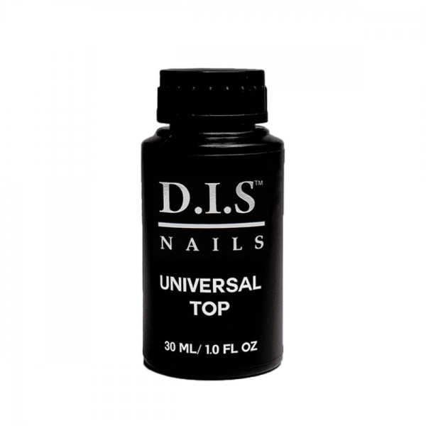 DIS Nails Universal Top No Wipe - топ без липкого шару, без УФ, 30 мл