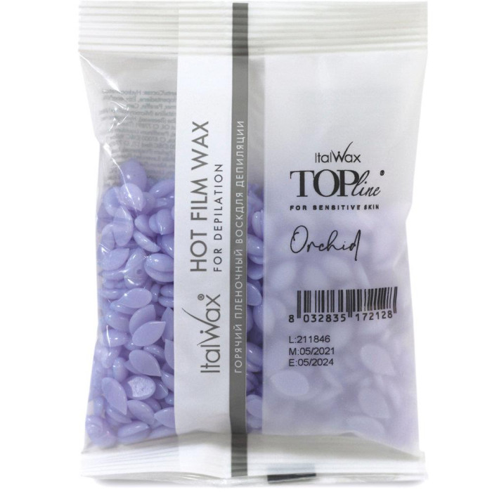 ItalWax Top Line "Orchid" - воск для депиляции гранулированный "Орхидея", 100 г