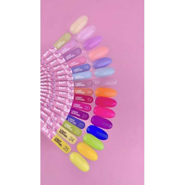 Жидкий акрил-гель LUNA Light Acrygel №11, нежно-сиреневый, 13 мл