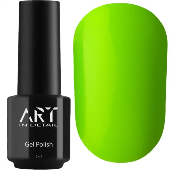 Гель-лак неоновий ART NEON №N007, лаймовий, 6 мл