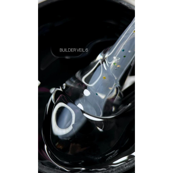 SAGA Professional Builder Gel Veil № 06 Clear - гель для наращиванния, прозрачный, 15 мл