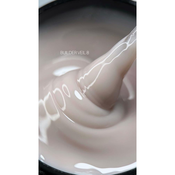 SAGA Professional Builder Gel Veil № 08 - гель для наращиванния, бежевый, 30 мл